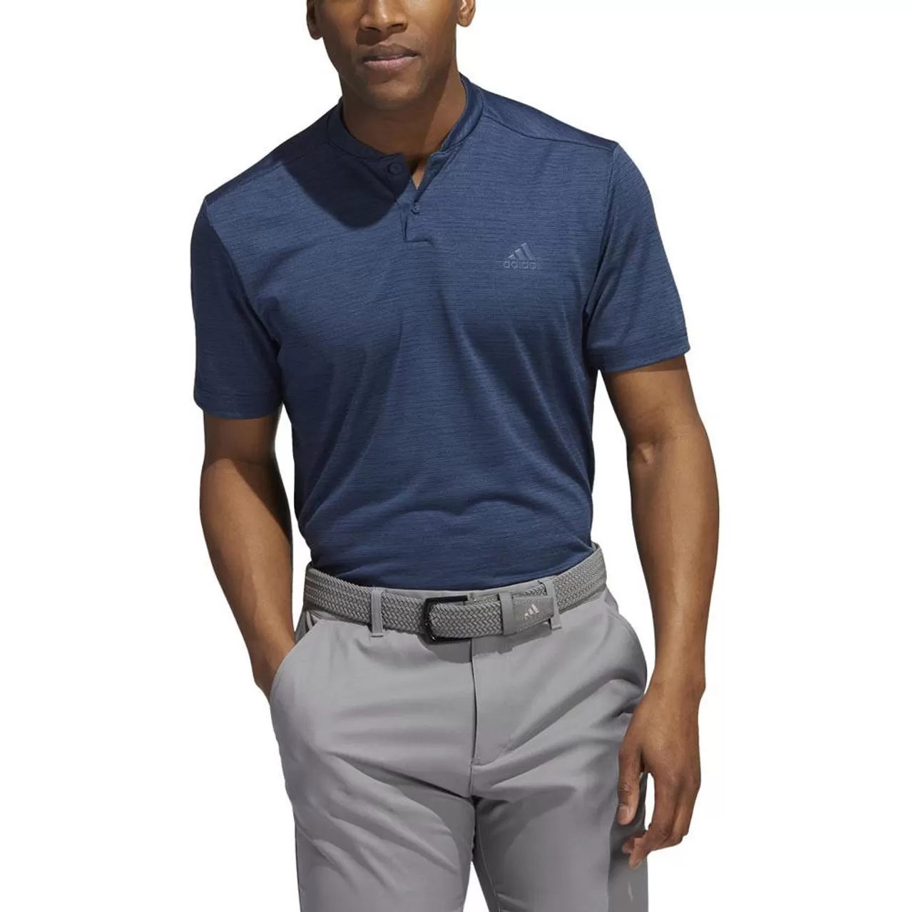 ADIDAS Texture Stripe Polo - Image 7