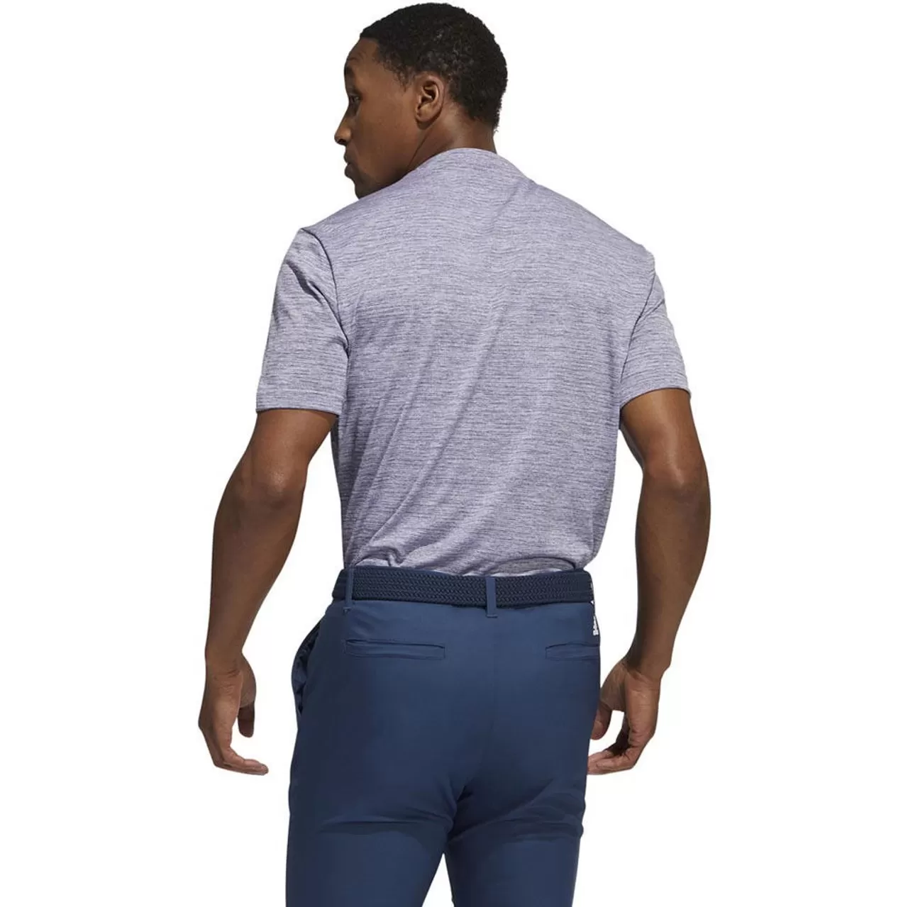 ADIDAS Texture Stripe Polo - Image 4