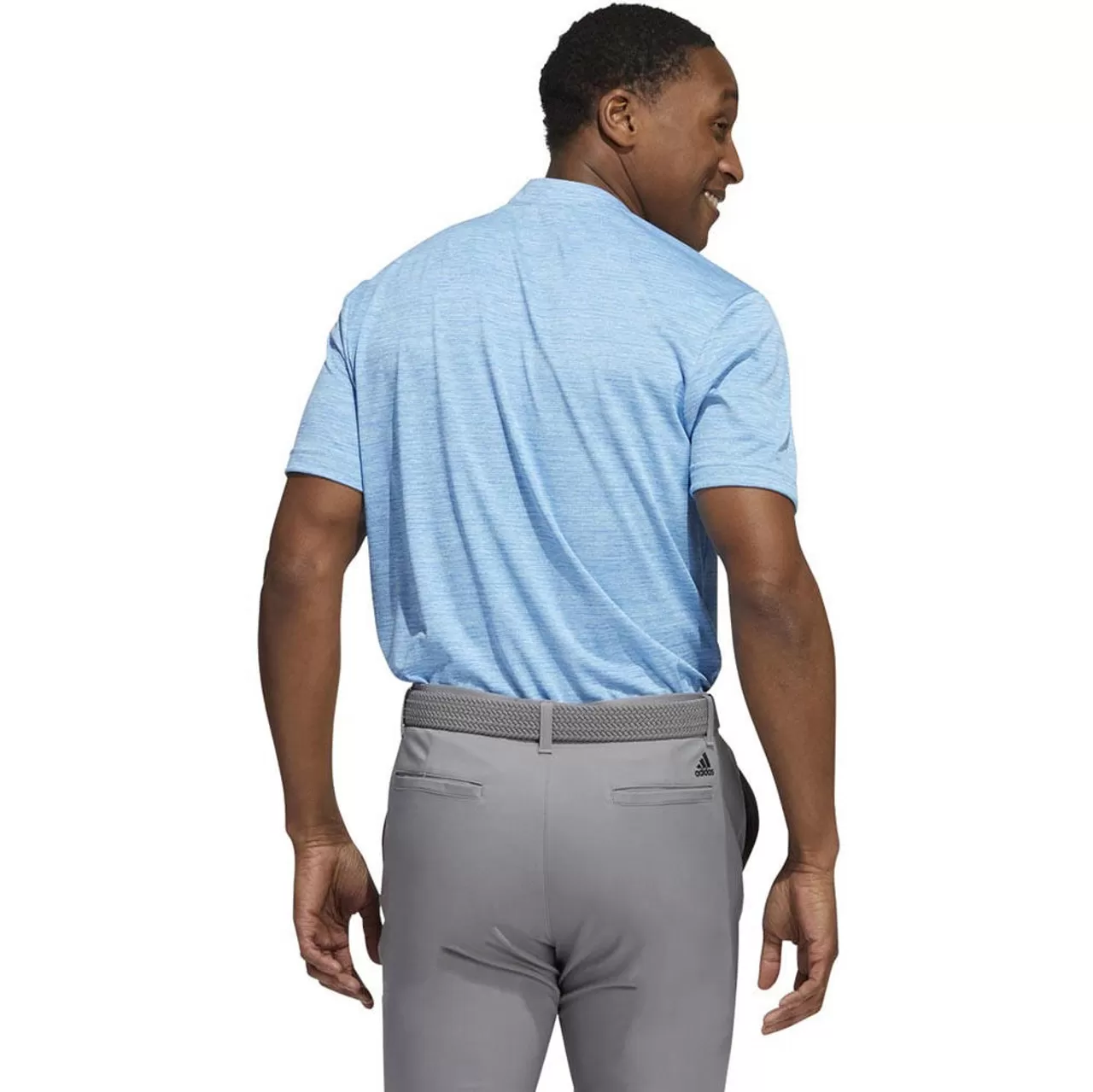 ADIDAS Texture Stripe Polo - Image 6