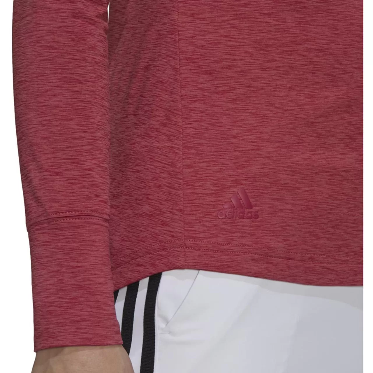 ADIDAS Women's Essentials Heathered Hoodie - Image 7