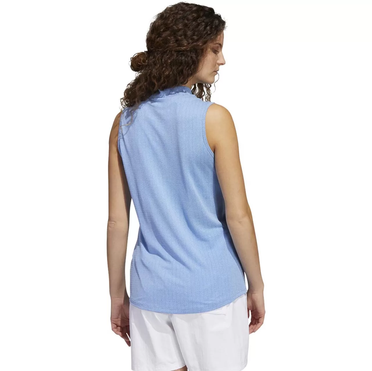 ADIDAS Women's Essentials Sleeveless Polo - Image 4