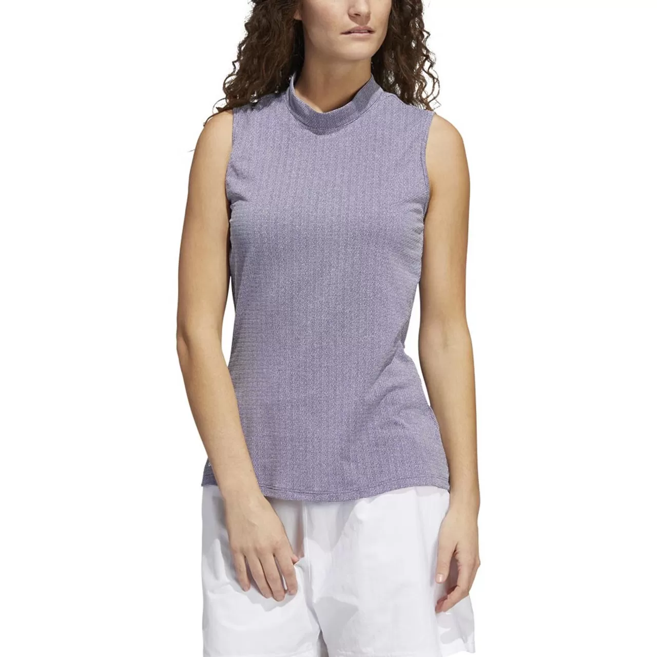 ADIDAS Women's Essentials Sleeveless Polo - Image 5