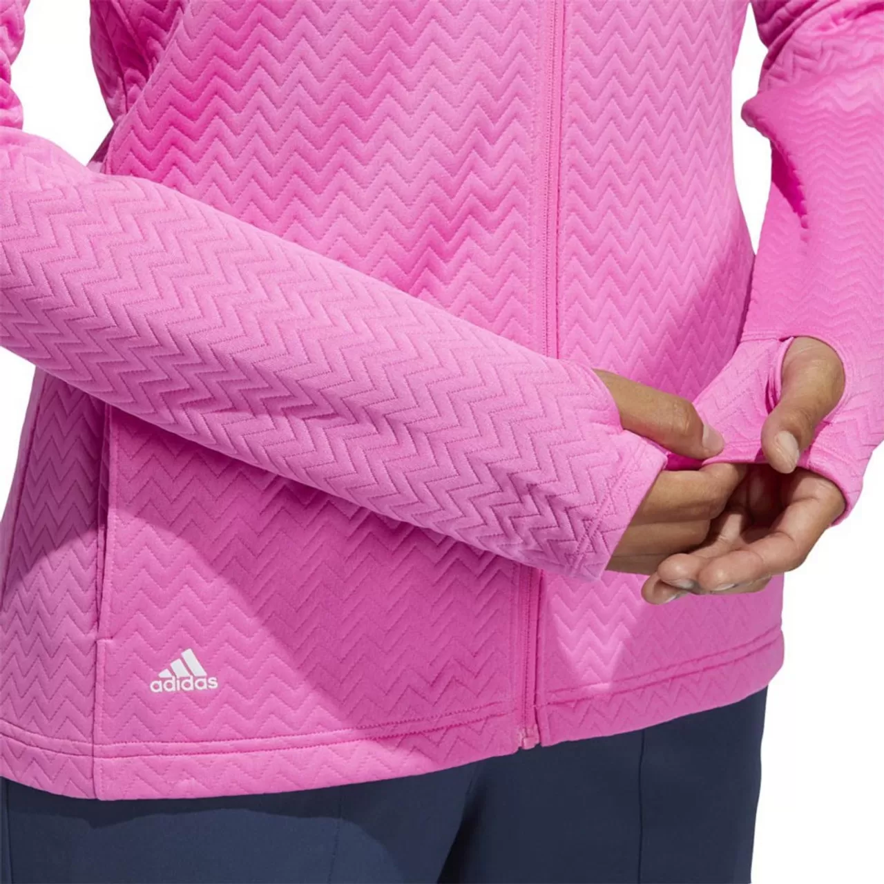 ADIDAS Women's Textured Layer Jacket - Image 19