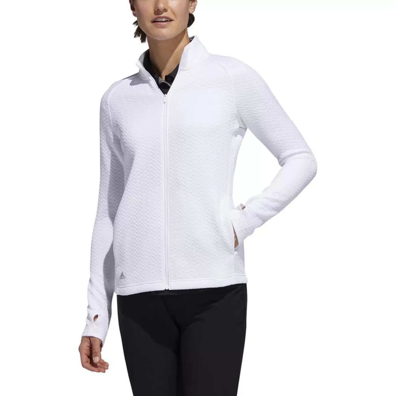 ADIDAS Women's Textured Layer Jacket - Image 5