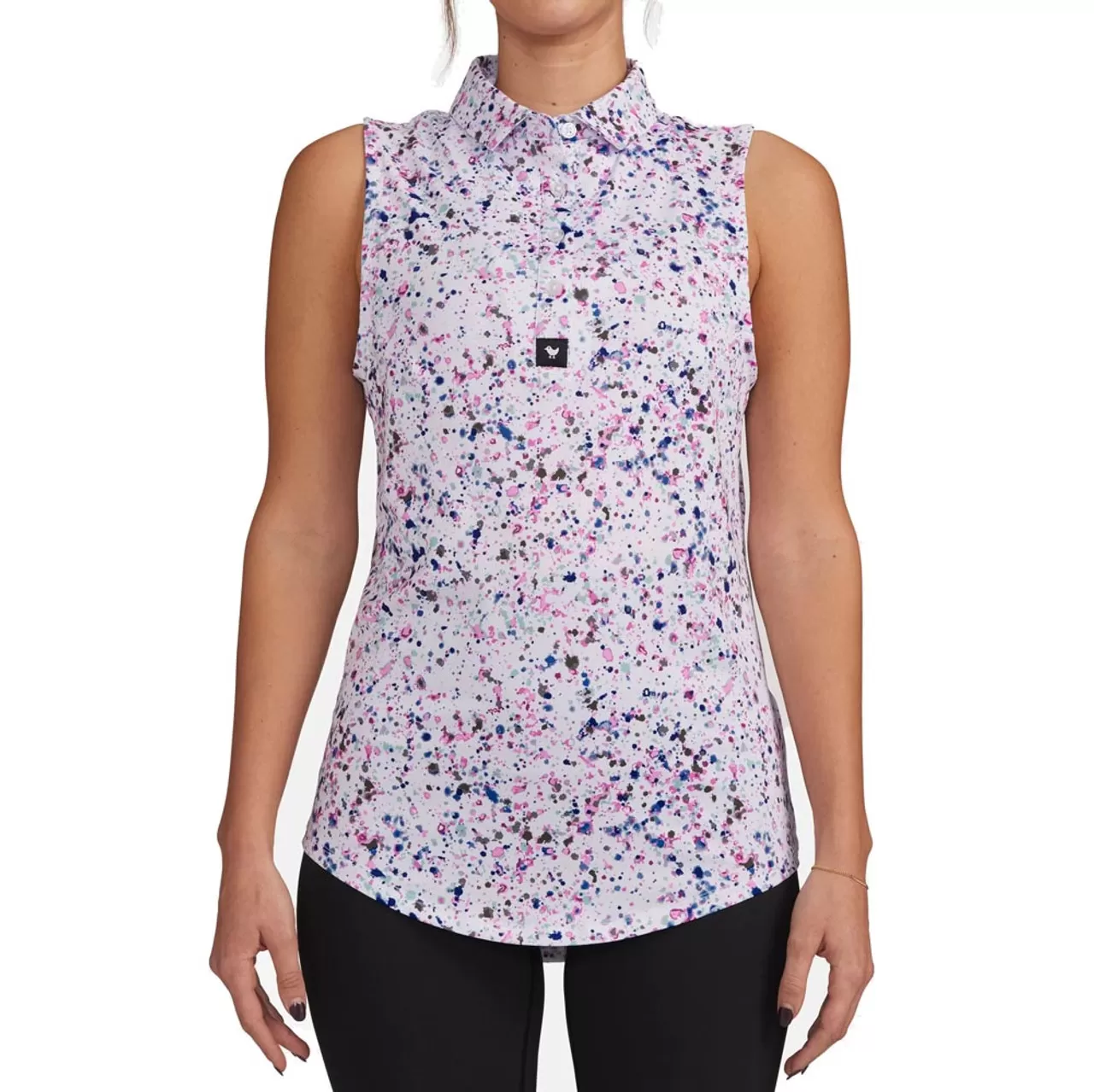 Women's Paint Splatter 3 Polo - Image 2