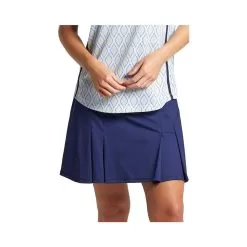 Women's Caroline Solid Pleated Skort