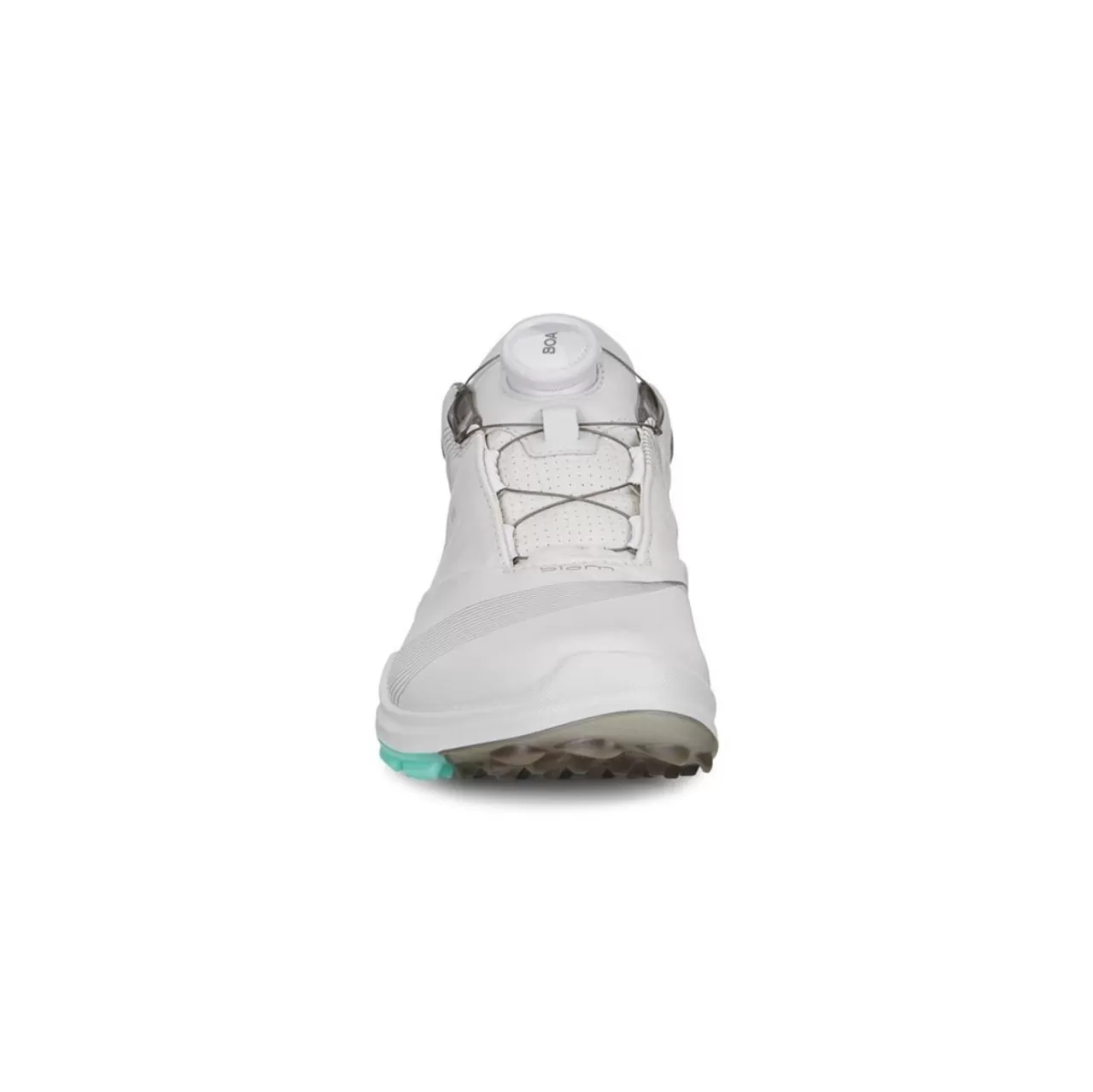 ECCO Women's Biom Hybrid 3 BOA Golf Shoes - White/Emerald - Image 4
