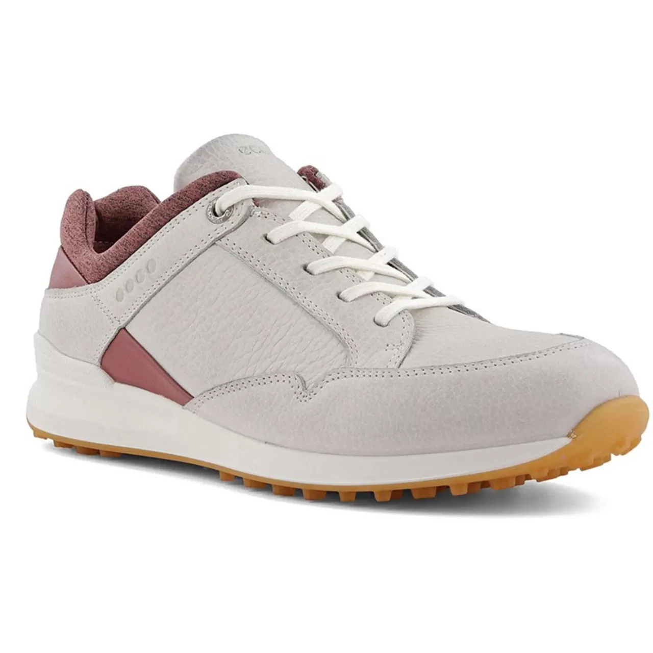 ECCO Women's Street Retro Golf Shoes - White/Quarry - Image 3