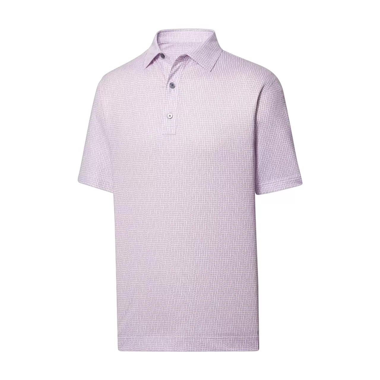 FootJoy Lisle Bead Chain Print Self Collar Polo - Image 2