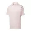 FootJoy Lisle Bead Chain Print Self Collar Polo
