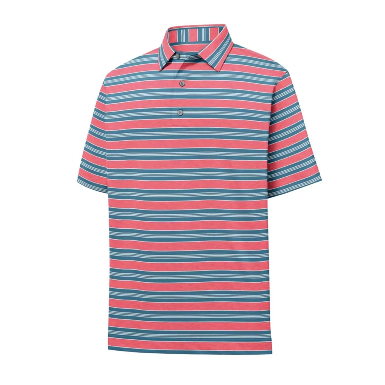FootJoy Lisle Traditional Stripe Self Collar Polo