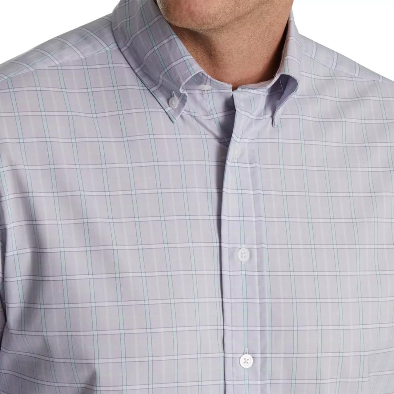 FootJoy Super Soft Woven Plaid Shirt - Image 3