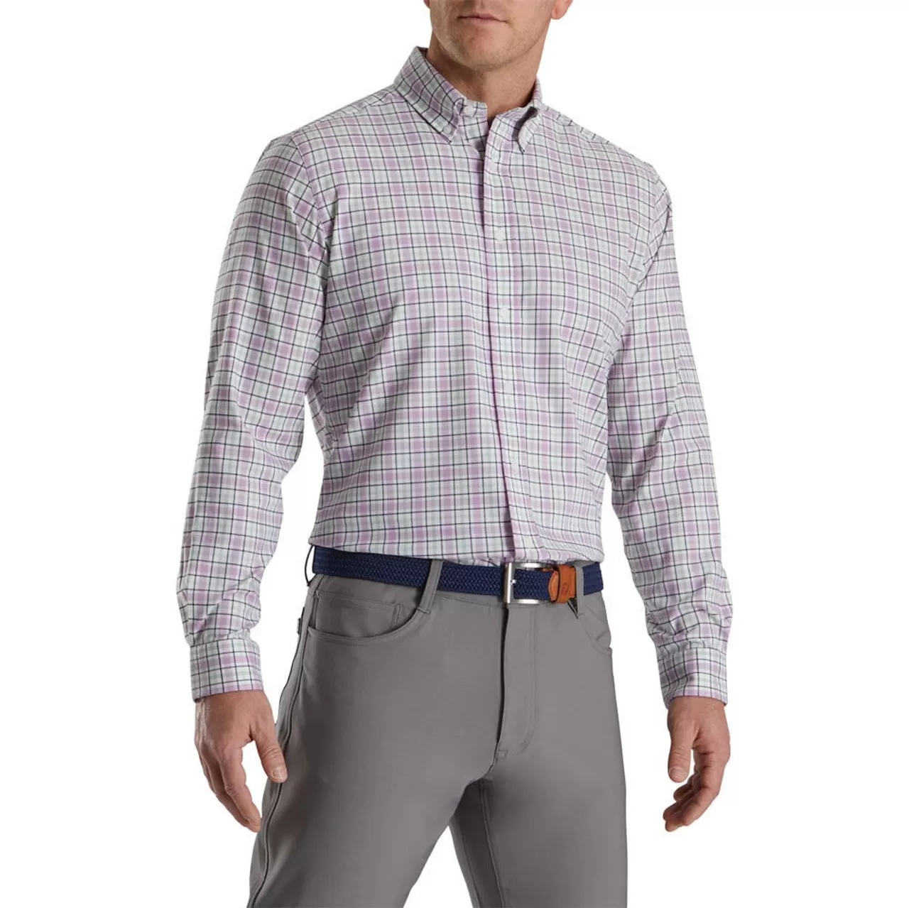 FootJoy Super Soft Woven Plaid Shirt - Image 13