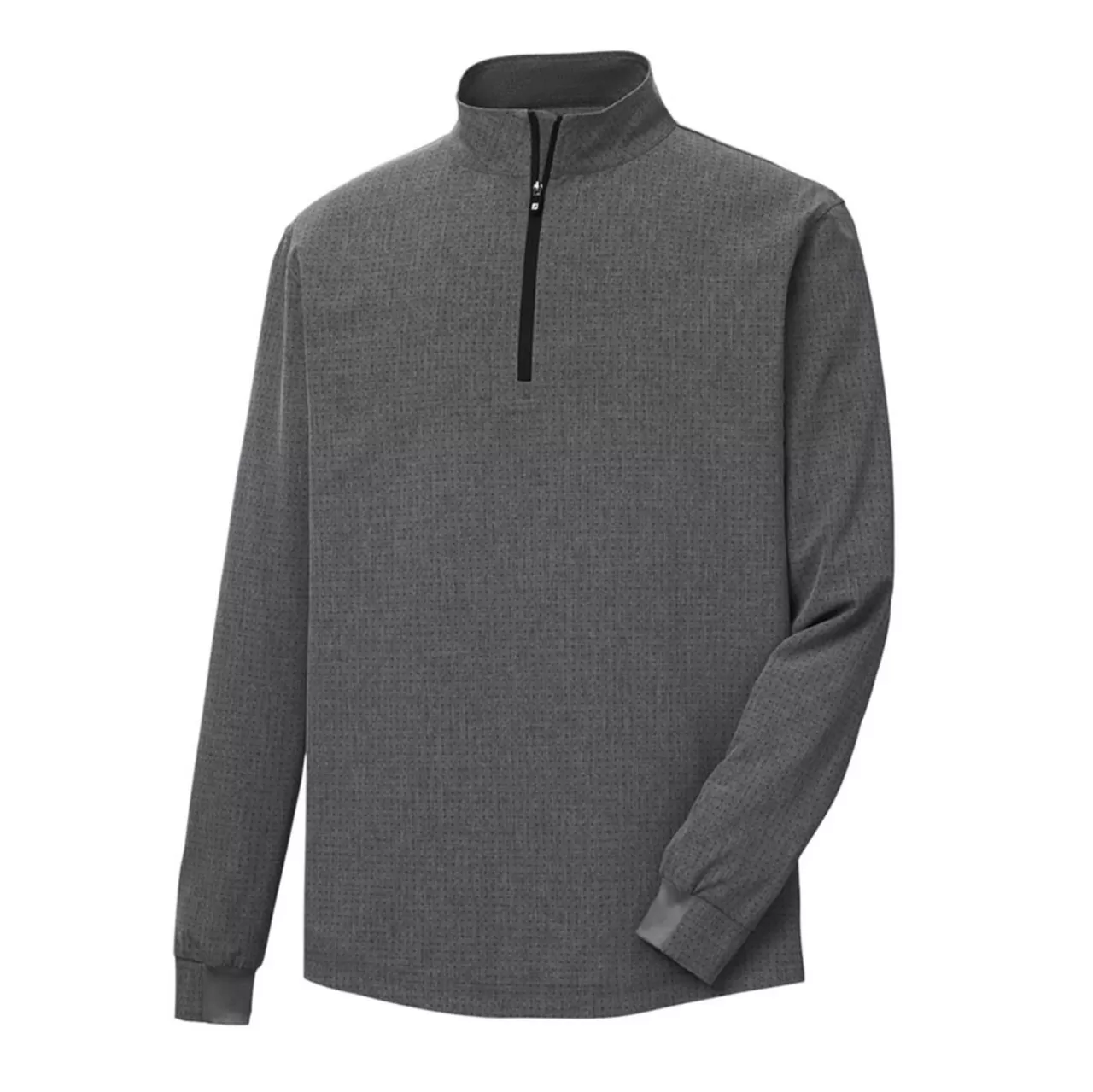 FootJoy Tonal Print Woven 1/4 Zip - Image 2