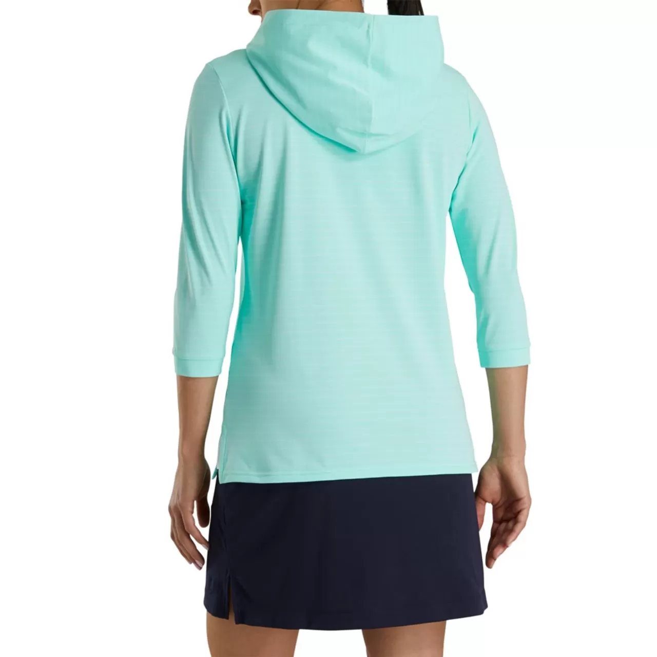 FootJoy Women's 3/4 Sleeve Pinstripe Hoodie - Image 11