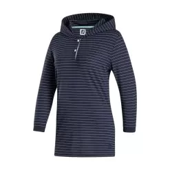 FootJoy Women's 3/4 Sleeve Pinstripe Hoodie