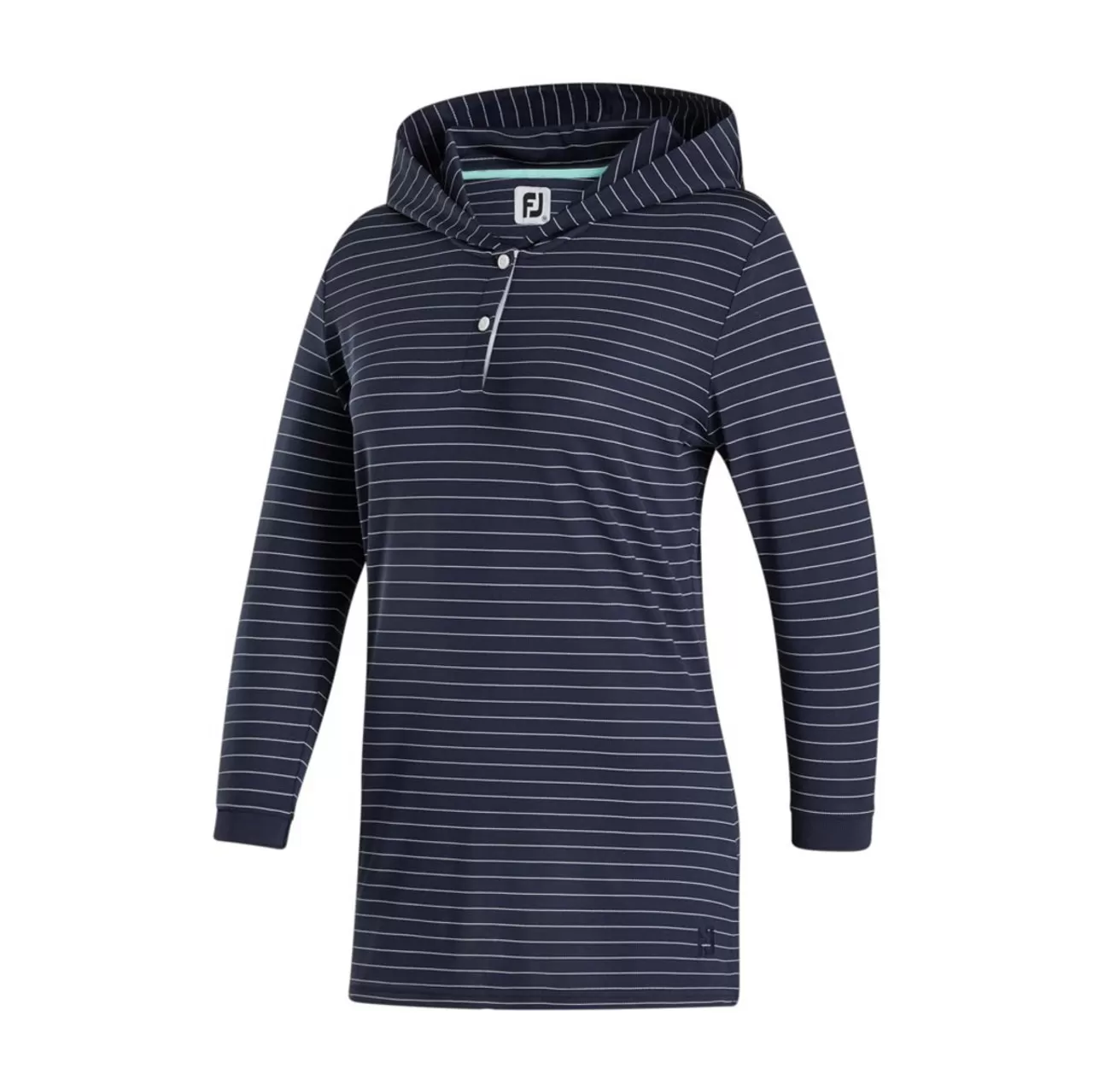 FootJoy Women's 3/4 Sleeve Pinstripe Hoodie