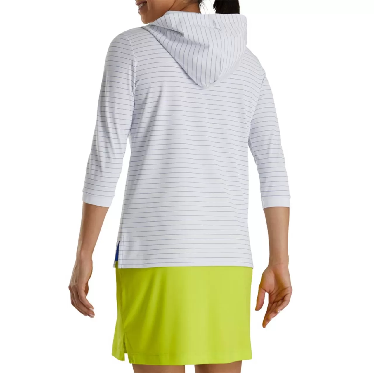 FootJoy Women's 3/4 Sleeve Pinstripe Hoodie - Image 7