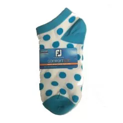 FootJoy Women's ComfortSof Low Cut Polka Dot Print Fashion Sock