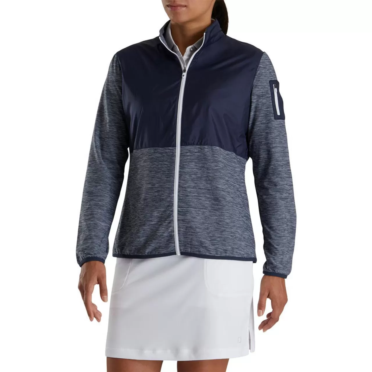 FootJoy Women's Full-Zip Space Dye Mid-Layer - Image 3