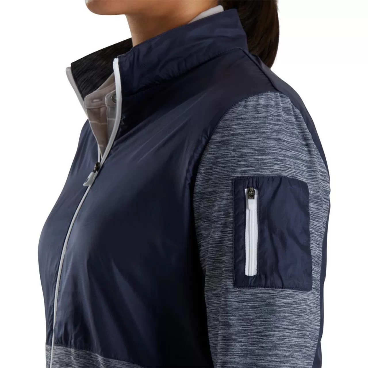 FootJoy Women's Full-Zip Space Dye Mid-Layer - Image 8
