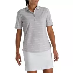 FootJoy Women's Pique Pinstripe Half Sleeve Polo