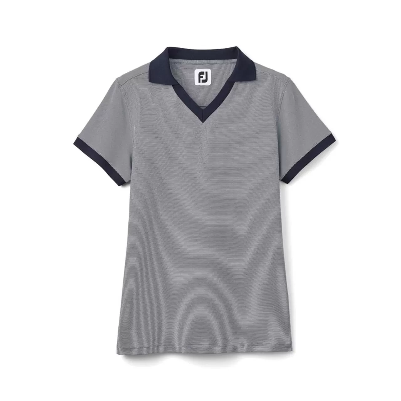FootJoy Women's Stretch Lisle End On End Open Collar Polo