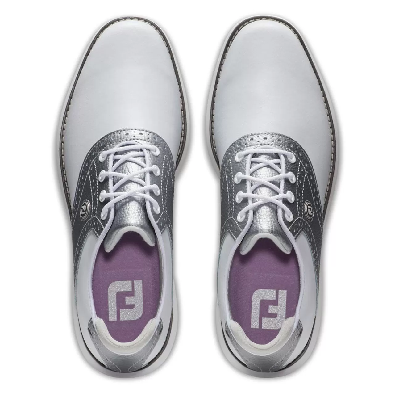 FootJoy Women's Traditions Spikeless Golf Shoes - Image 15