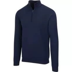 Greg Norman Performance Blend Lined 1/4 Zip Wind Sweater