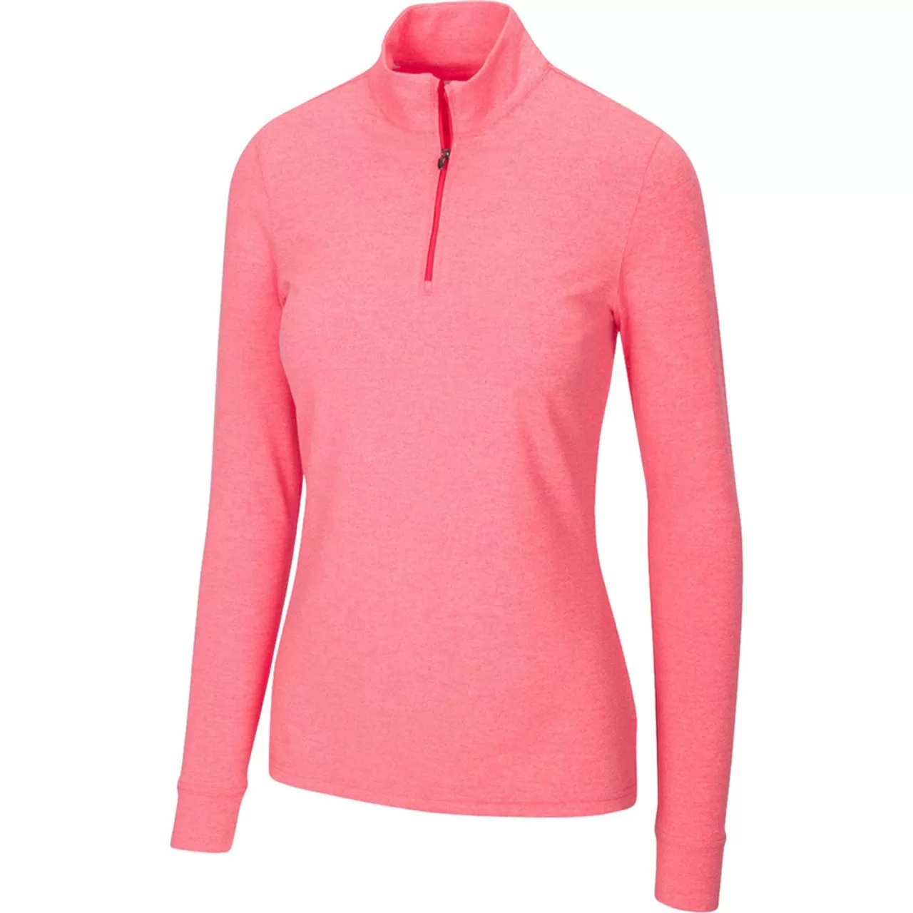Greg Norman Women's Peached Heather 1/4 Zip - Image 5