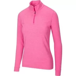 Greg Norman Women's Peached Heather 1/4 Zip