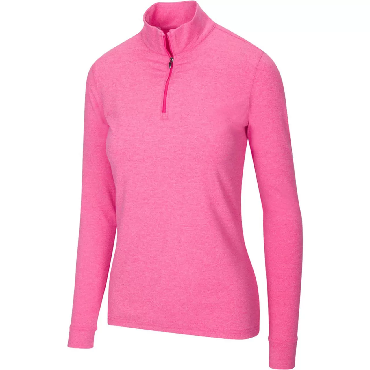 Greg Norman Women's Peached Heather 1/4 Zip