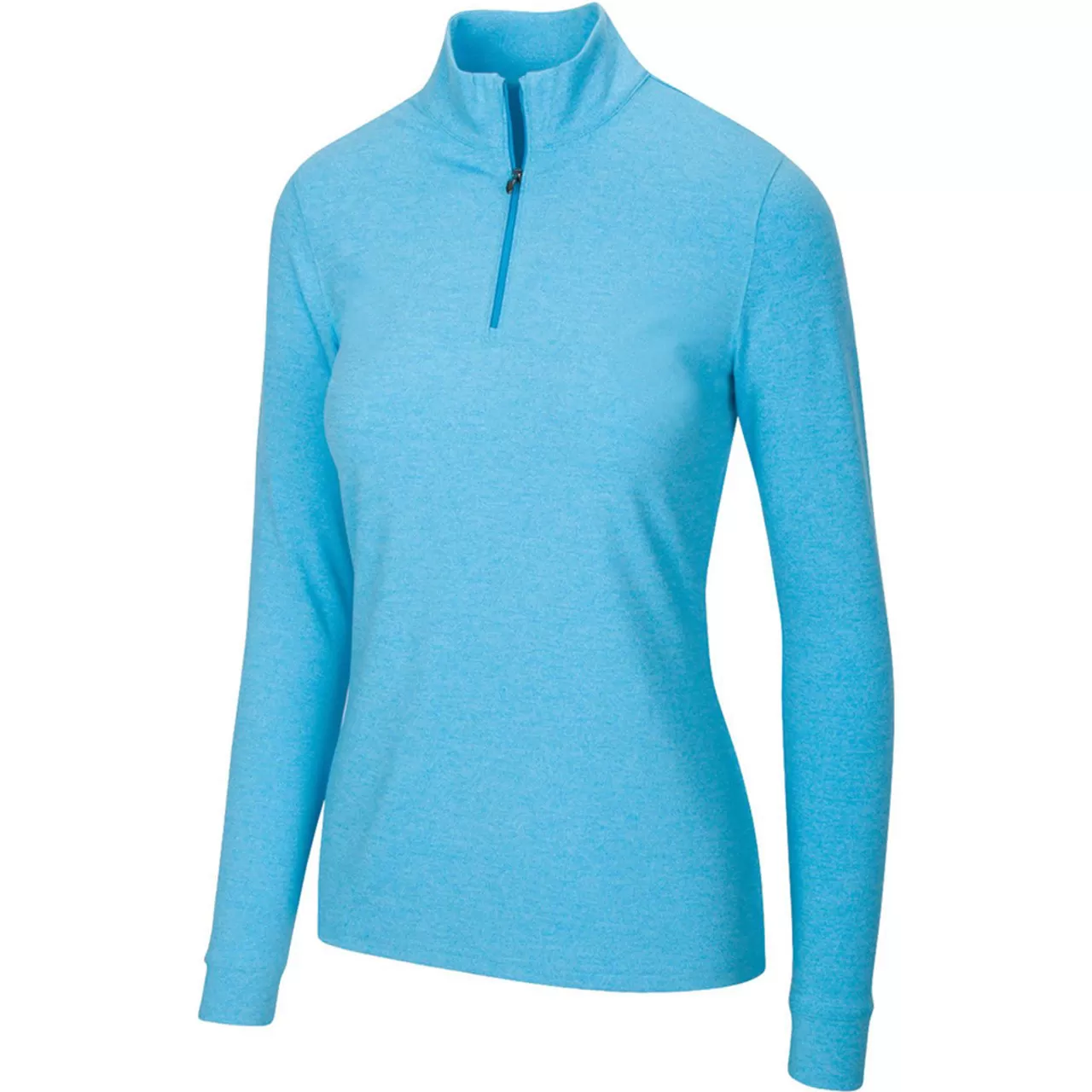 Greg Norman Women's Peached Heather 1/4 Zip - Image 7