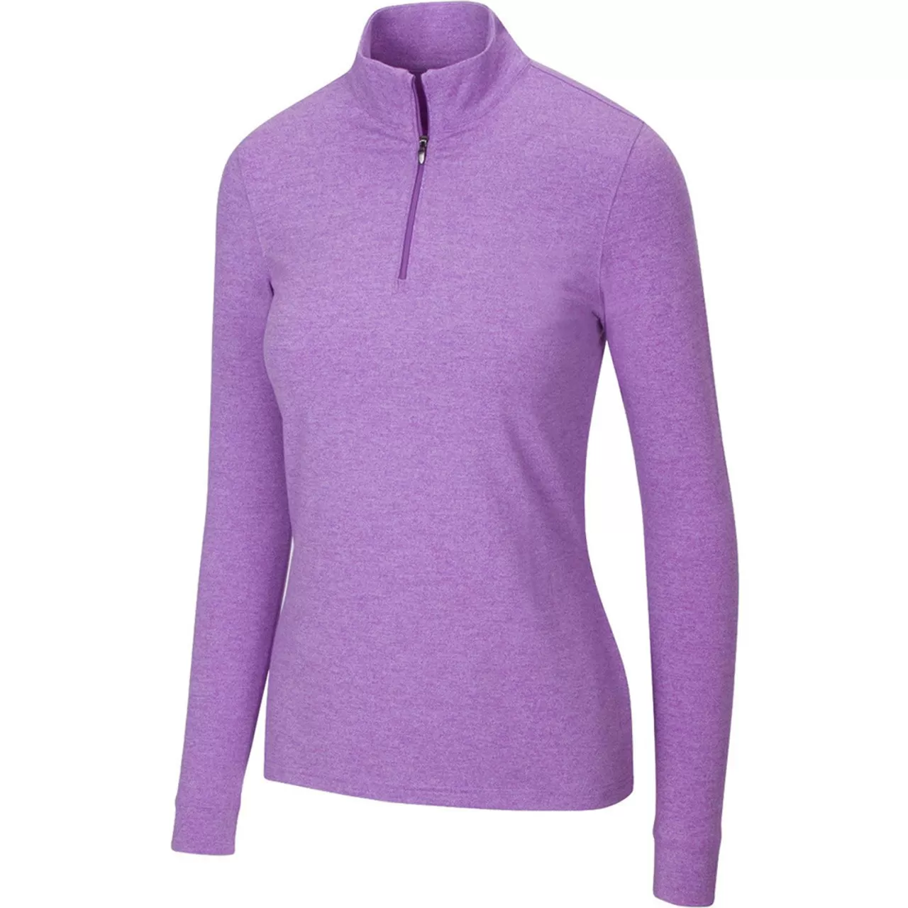 Greg Norman Women's Peached Heather 1/4 Zip - Image 2