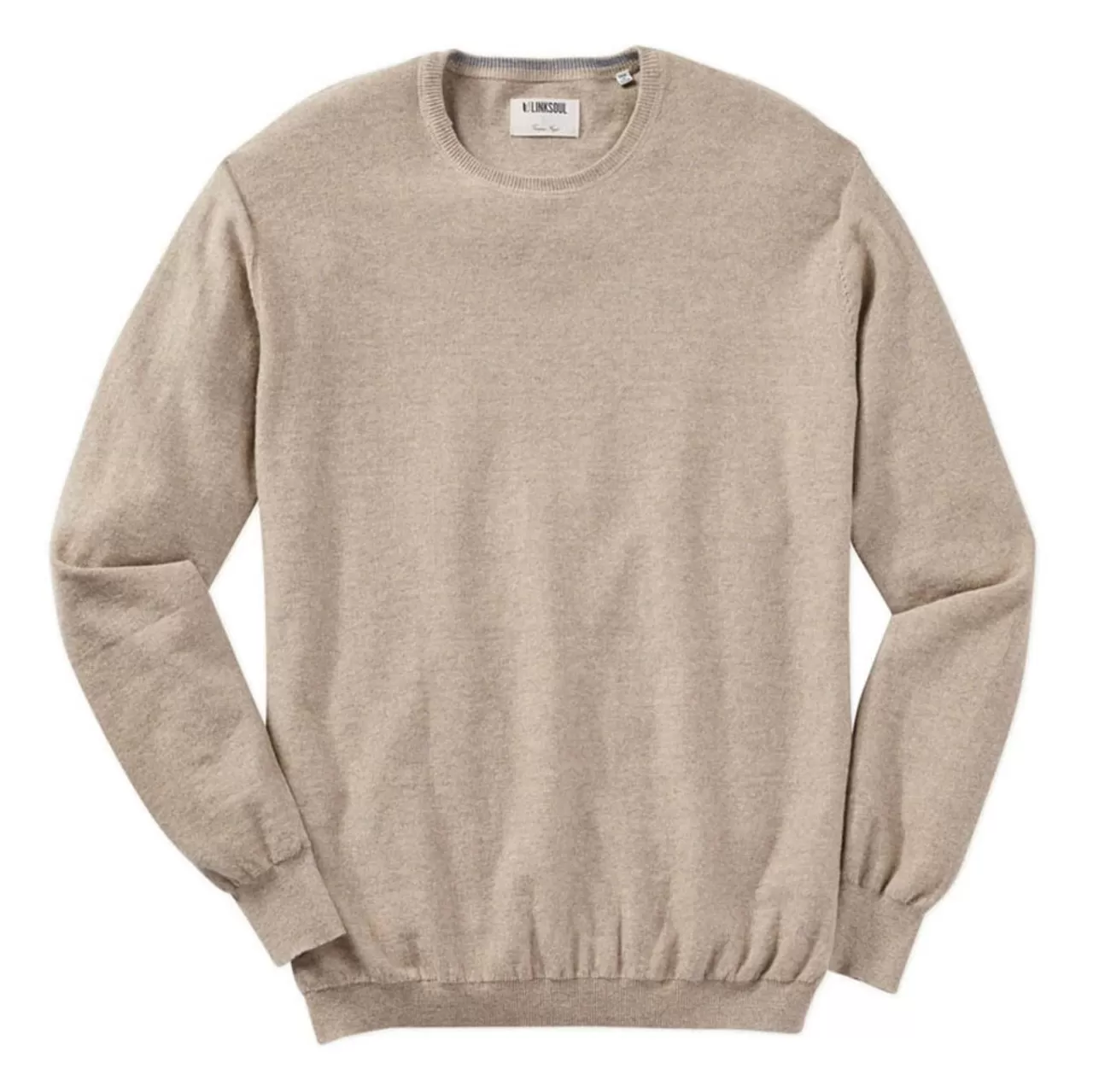 Cotton Cashmere Crew Sweater - Image 2