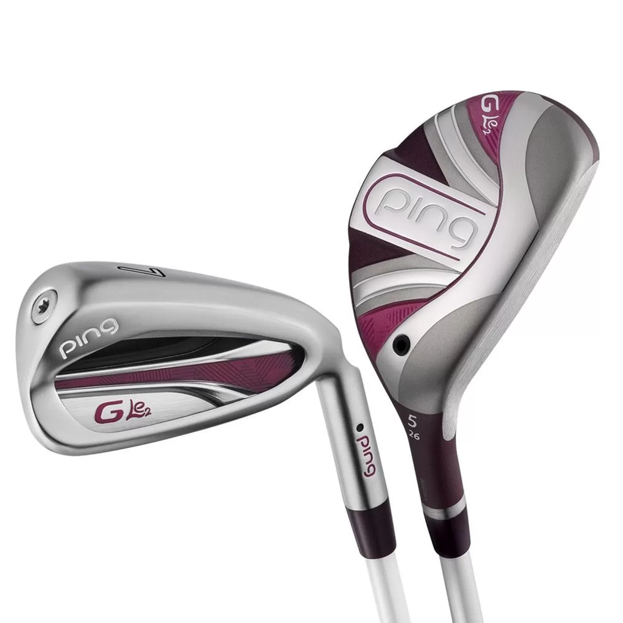 Ping Women's G LE 2 8 PC Combo Iron Set - Graphite
