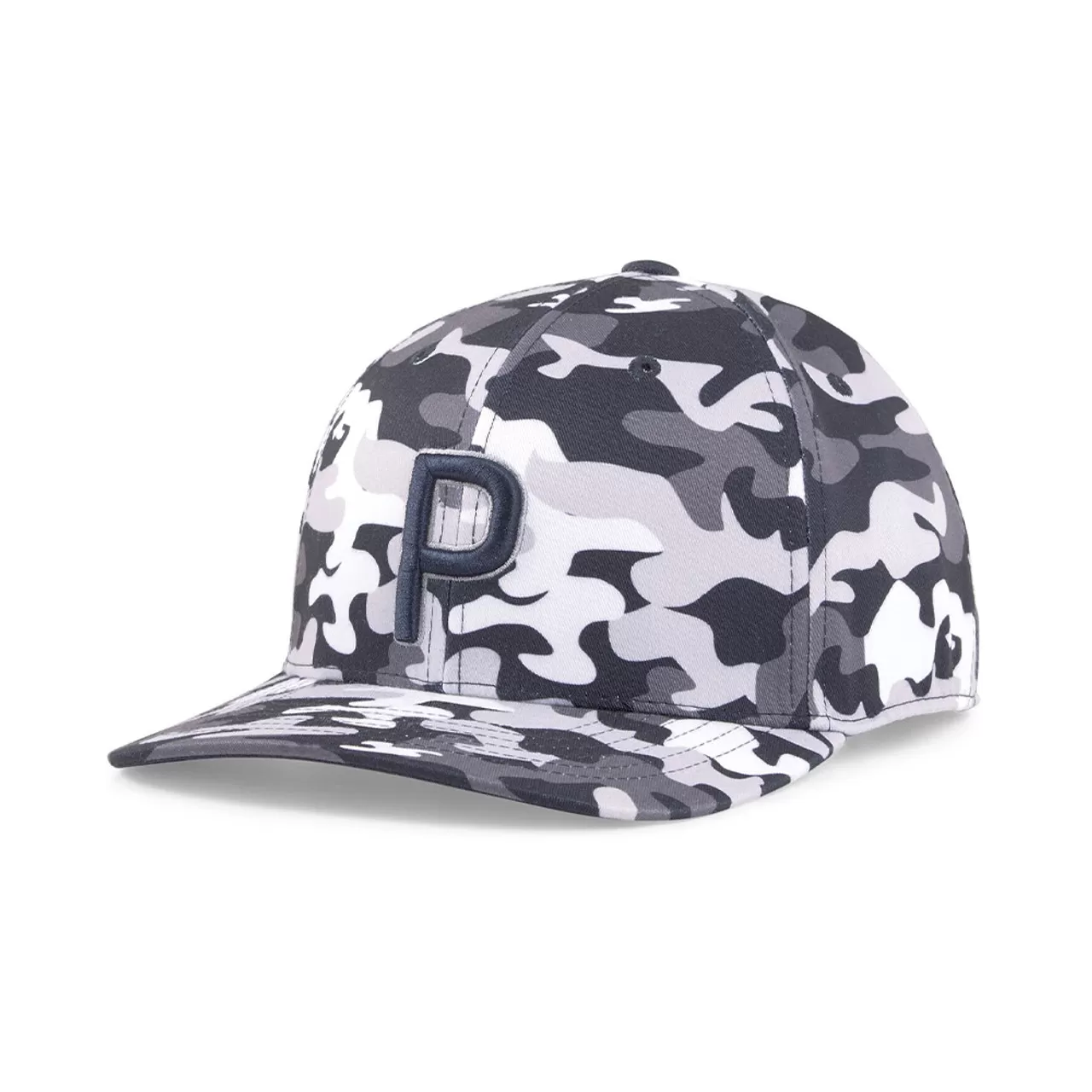 Puma Camo Pattern P Snapback Hat - Image 3