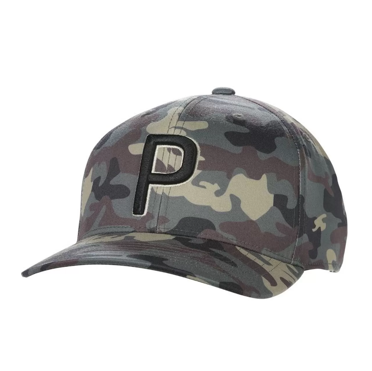 Puma Camo Pattern P Snapback Hat - Image 2