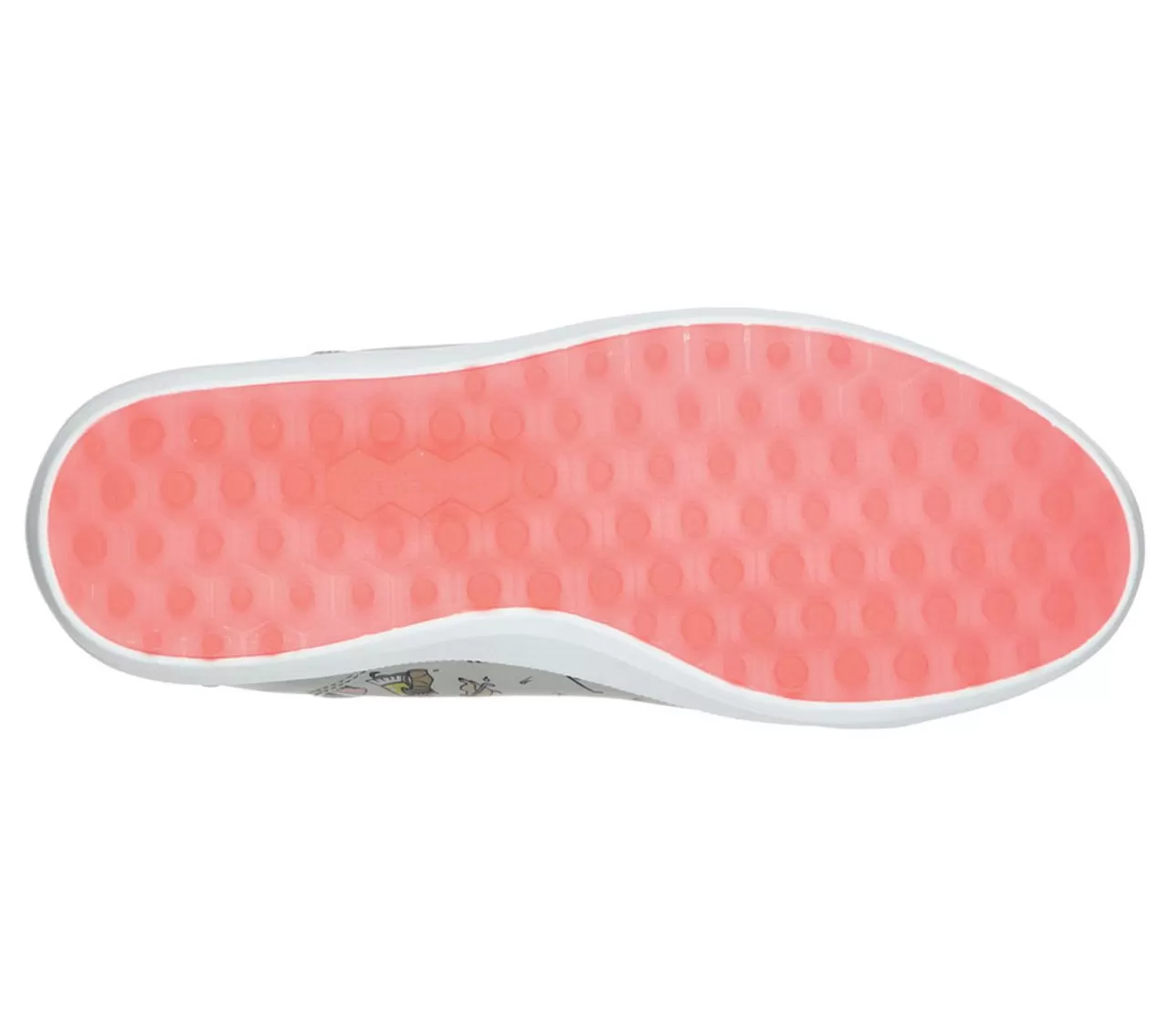 Skechers Women's Go Golf Drive - Dogs At Play Golf Shoes - Gray/Pink - Image 5