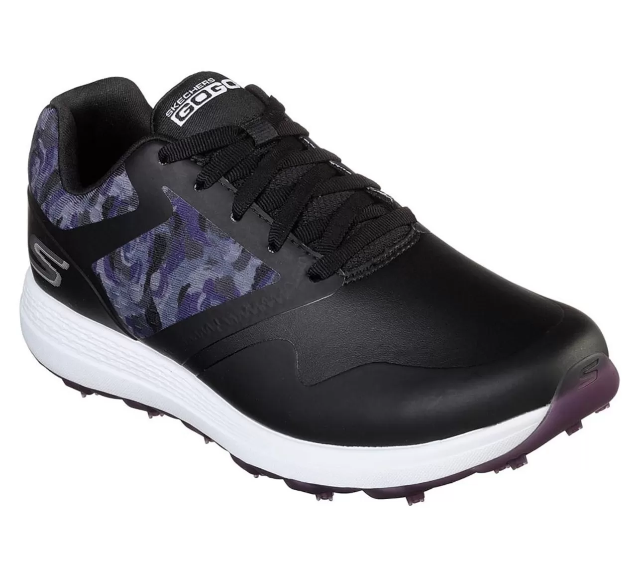 Skechers Women's Go Golf Max - Draw Golf Shoes - Black/Purple - Image 3