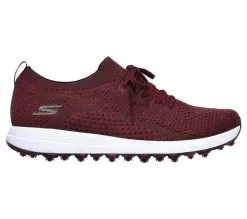 Skechers Women's Go Golf Max - Glitter Golf Shoes - Burgundy