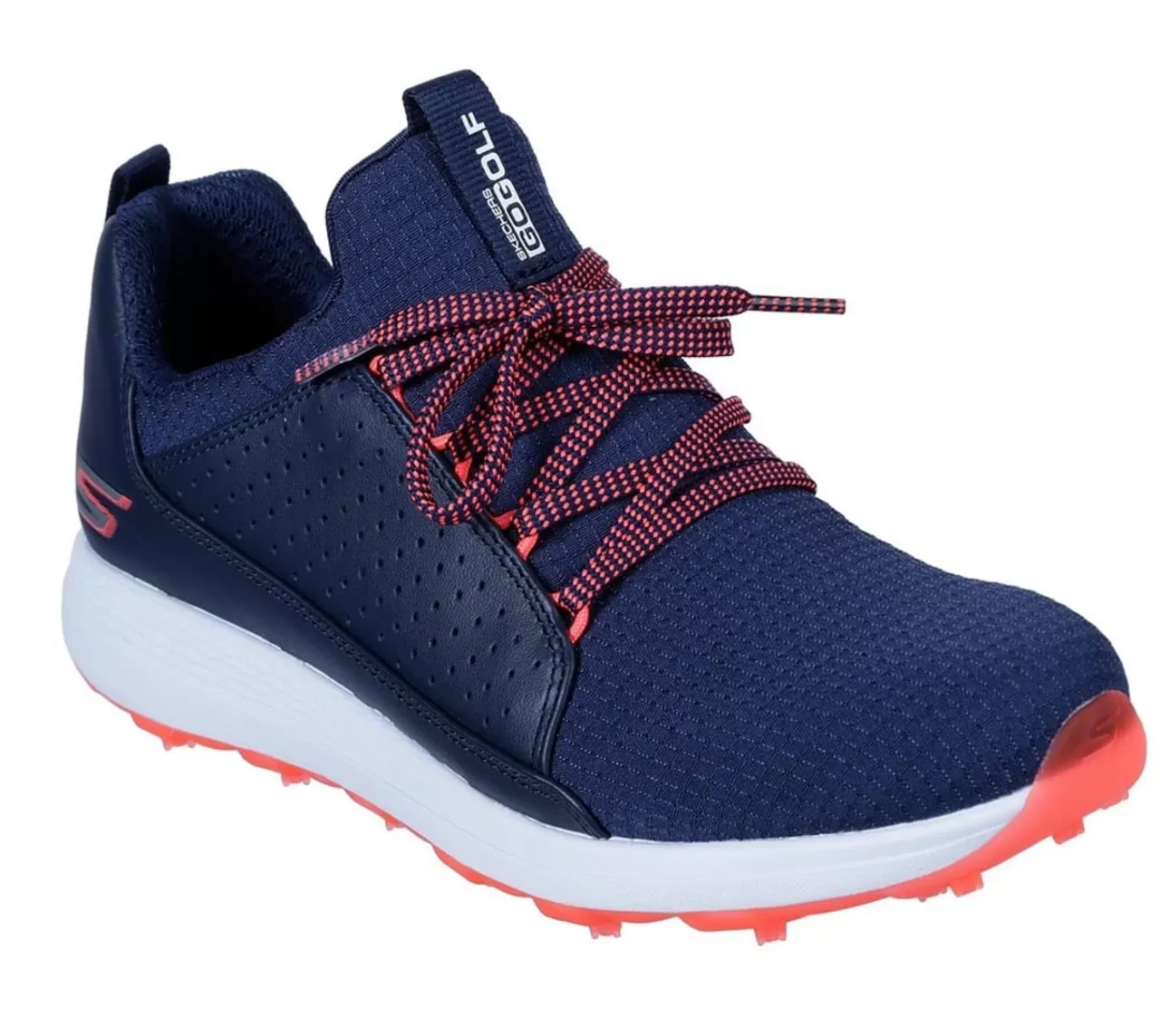 Skechers Women's Go Golf Max - Mojo Golf Shoes - Navy/Pink - Image 3