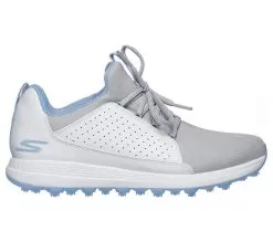Skechers Women's Go Golf Max - Mojo Golf Shoes - White/Grey/Blue